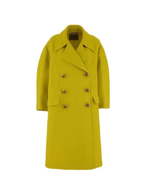 double-breasted wool coat by BALENCIAGA