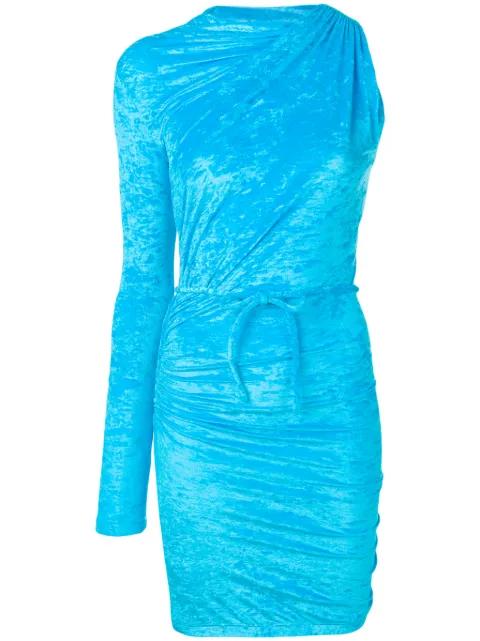 draped mini dress by BALENCIAGA