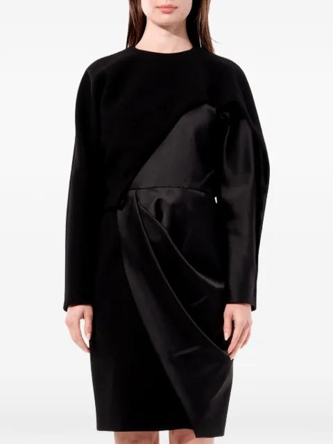 draped panelled dress by BALENCIAGA