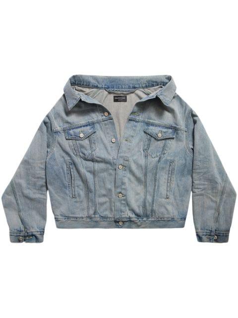 drop-shoulder denim jacket by BALENCIAGA