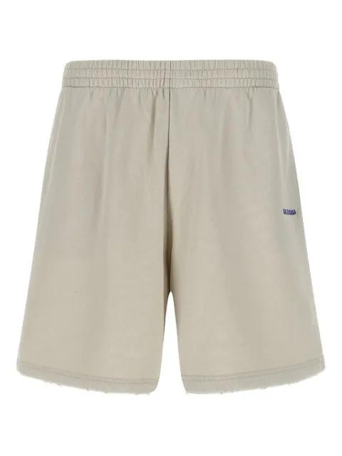 embroidered fleece shorts by BALENCIAGA