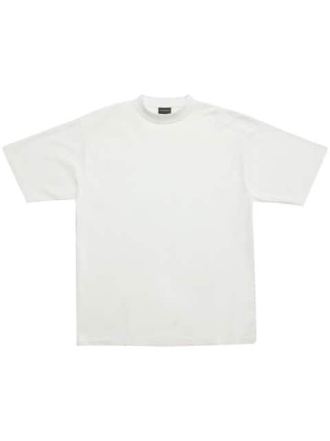embroidered-logo cotton T-shirt by BALENCIAGA