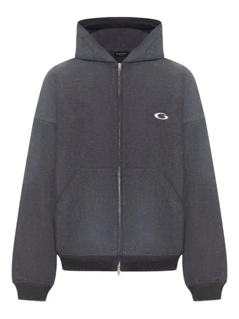 embroidered-logo hoodie by BALENCIAGA