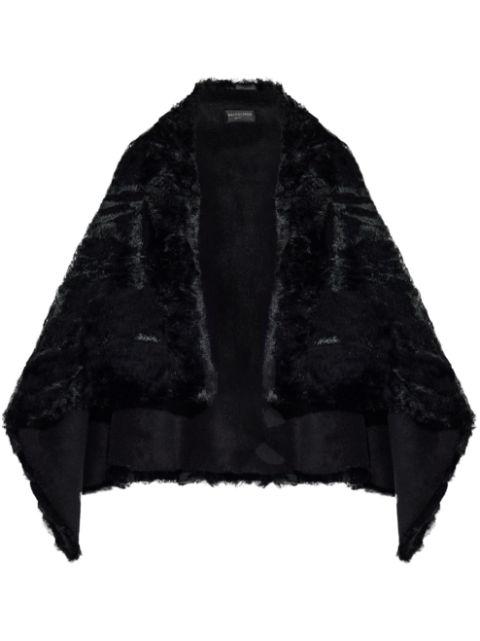 faux-fur coat by BALENCIAGA