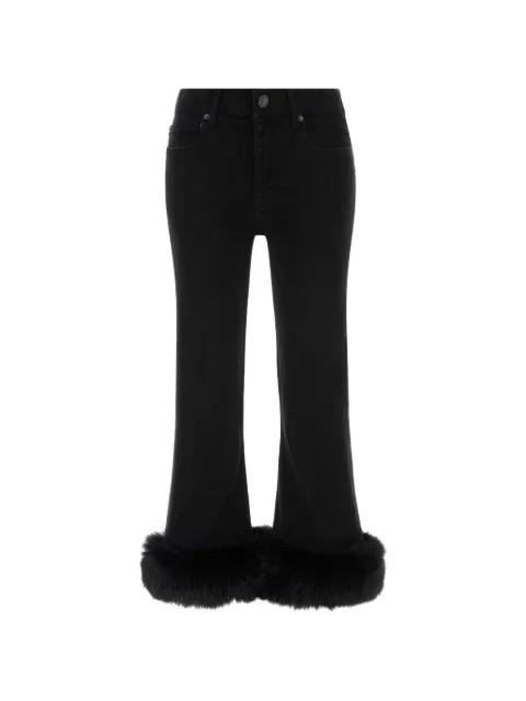 flared capri jeans by BALENCIAGA