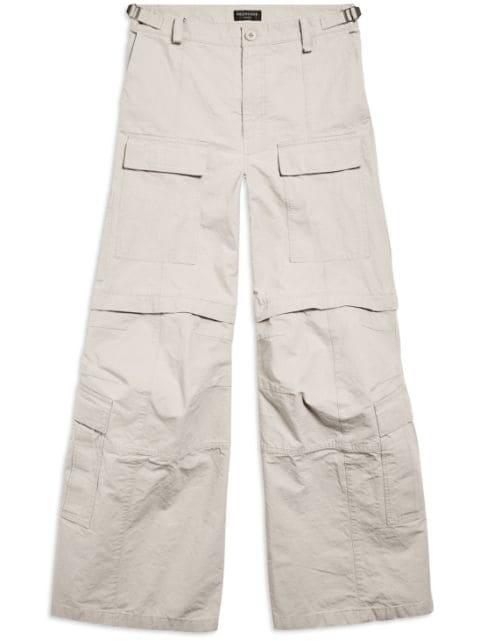 flared cargo trousers by BALENCIAGA