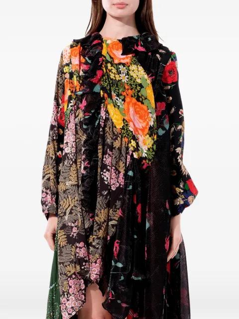 floral-print ruffled dress by BALENCIAGA
