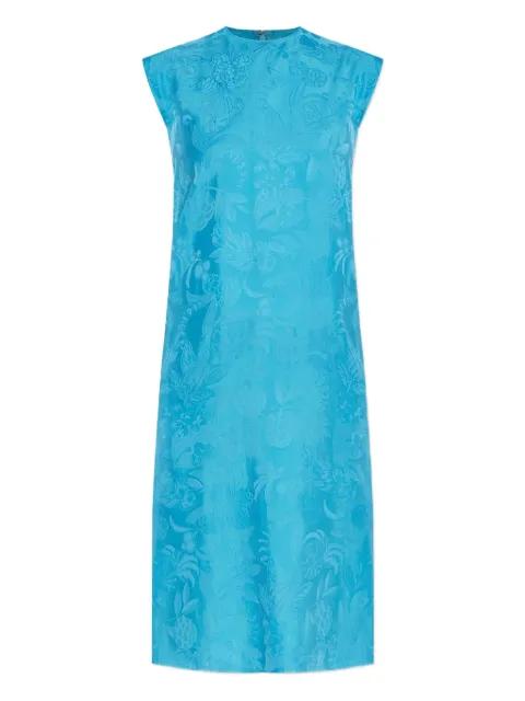 floral-print sleeveless dress by BALENCIAGA