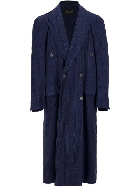 fluid double-breasted coat by BALENCIAGA