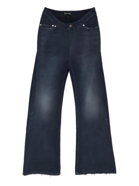 frayed denim jeans by BALENCIAGA