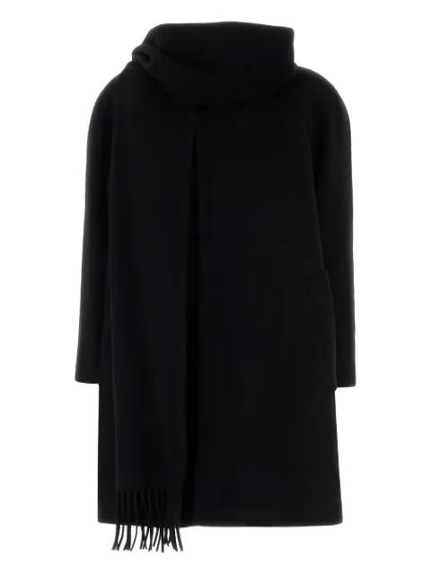 fringe-detail coat by BALENCIAGA