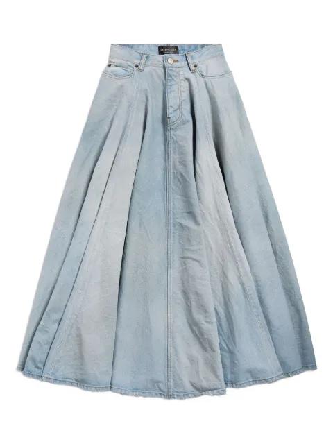 fringe-detail maxi skirt by BALENCIAGA