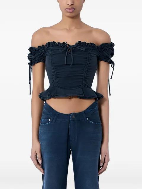 gathered cropped Top by BALENCIAGA