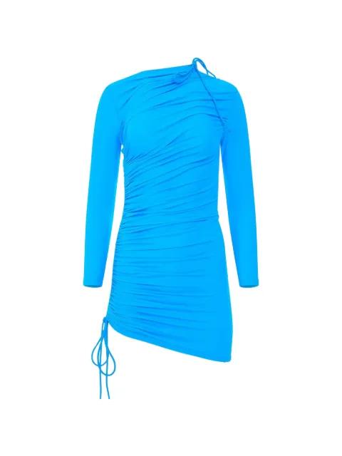 gathered drawstring dress by BALENCIAGA