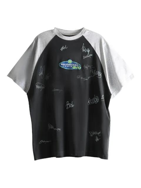 graphic-print T-shirt by BALENCIAGA