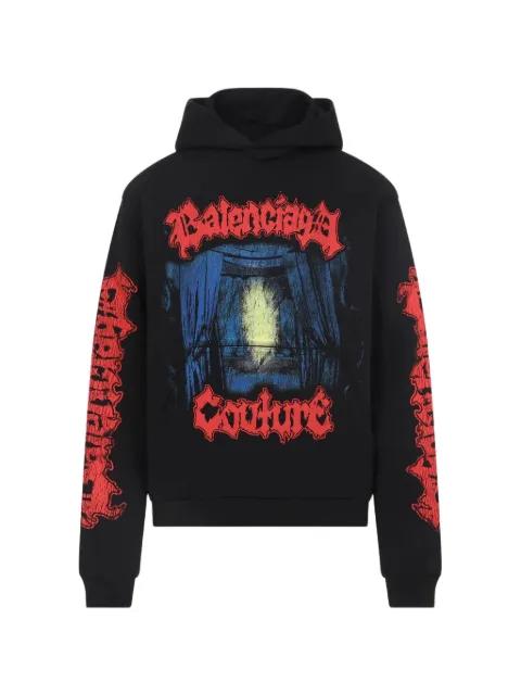 graphic-print hoodie by BALENCIAGA