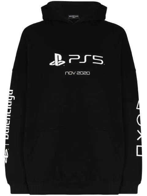 graphic-print hoodie by BALENCIAGA