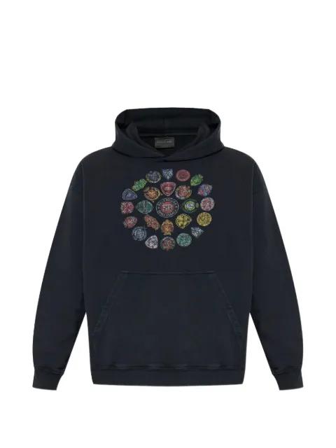 graphic-print hoodie by BALENCIAGA