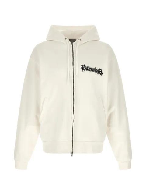 graphic-print zip-up hoodie by BALENCIAGA