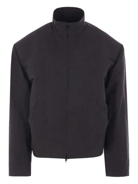 high-collar padded-shoulder jacket by BALENCIAGA