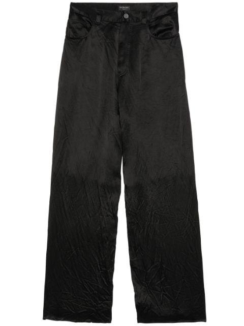 high-waist straight-leg trousers by BALENCIAGA