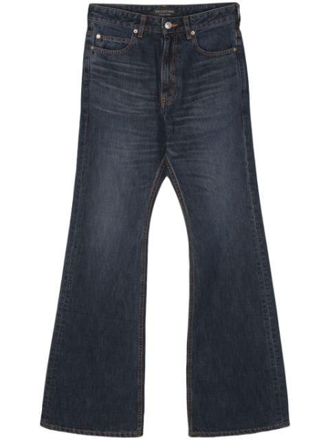 high-waisted bootcut jeans by BALENCIAGA