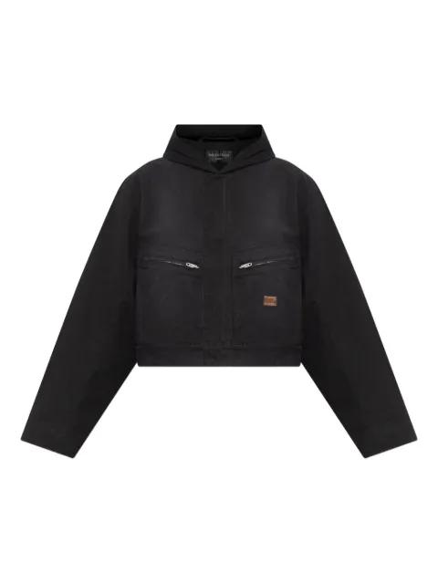 hoodied front-pocket jacket by BALENCIAGA