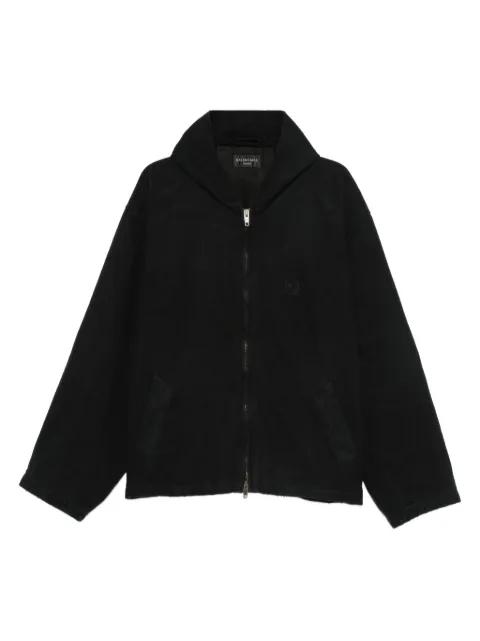 hoodied zip-up jacket by BALENCIAGA