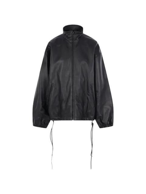 lace-up leather jacket by BALENCIAGA