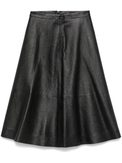 leather midi skirt by BALENCIAGA