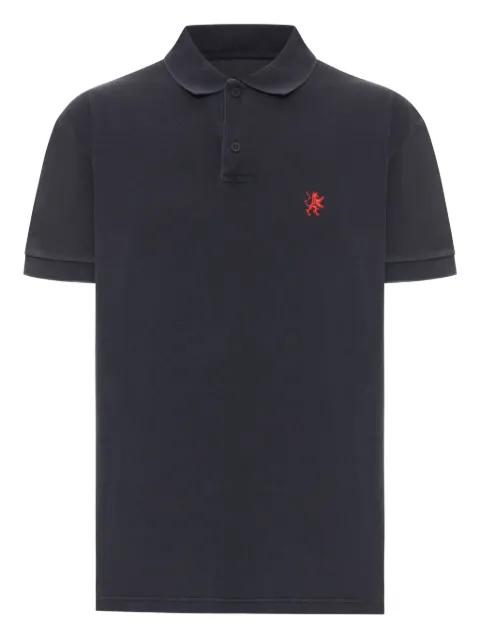 lion-embroidered piqué polo shirt by BALENCIAGA