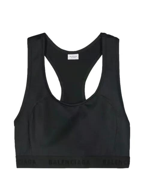 logo-band racerback top by BALENCIAGA