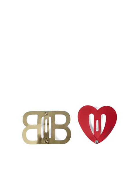 logo clip set by BALENCIAGA