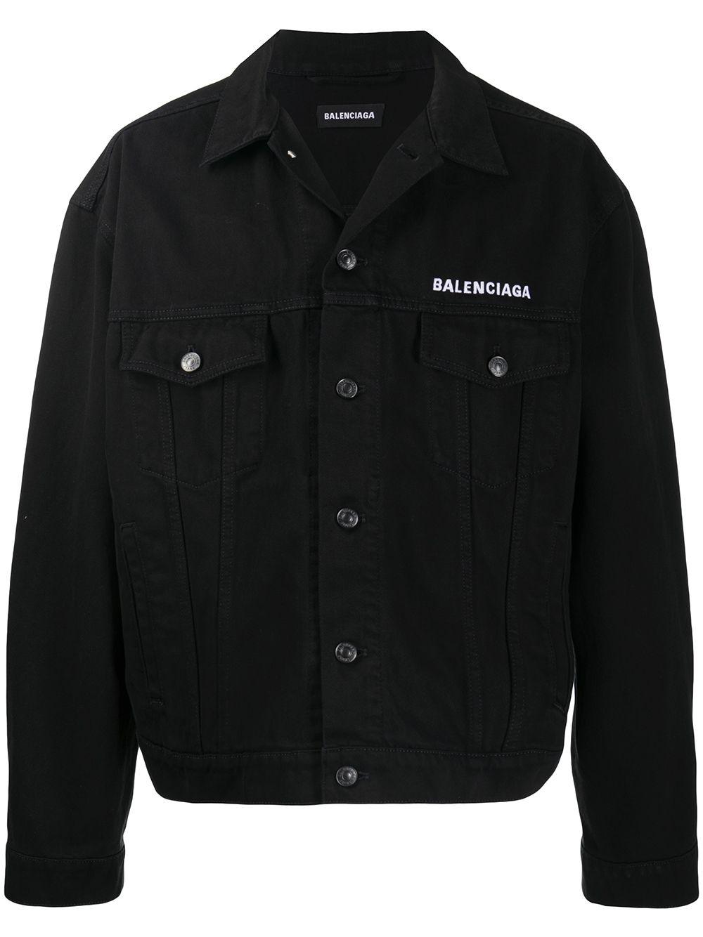 logo denim jacket by BALENCIAGA