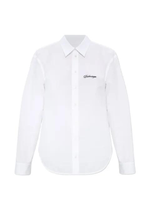 logo-detail cotton shirt by BALENCIAGA