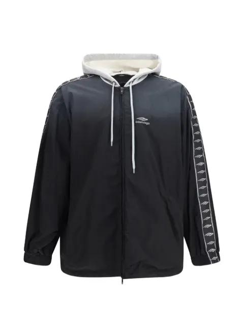 logo-detail hoodied jacket by BALENCIAGA