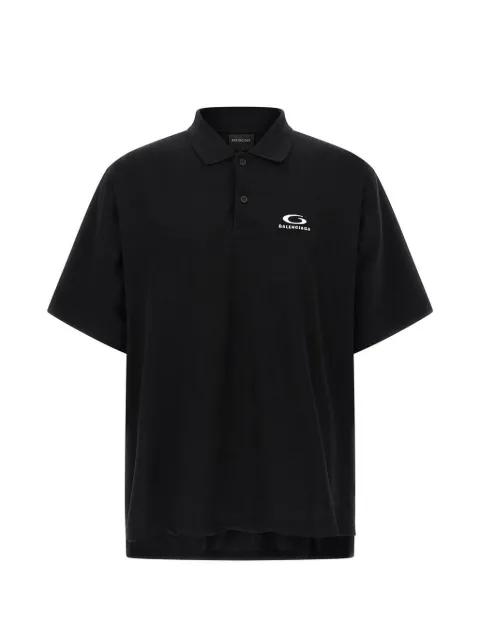 logo-detail polo shirt by BALENCIAGA
