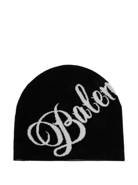 logo-embellishment beanie hat by BALENCIAGA