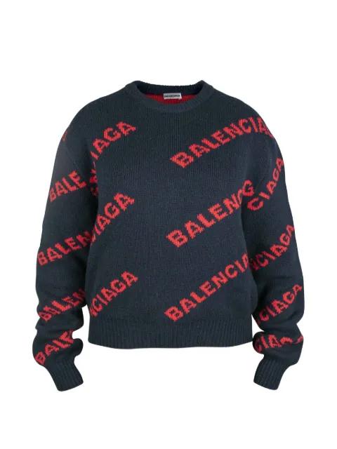 logo-embellishment sweater by BALENCIAGA
