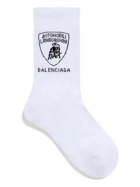 logo-jacquard socks by BALENCIAGA