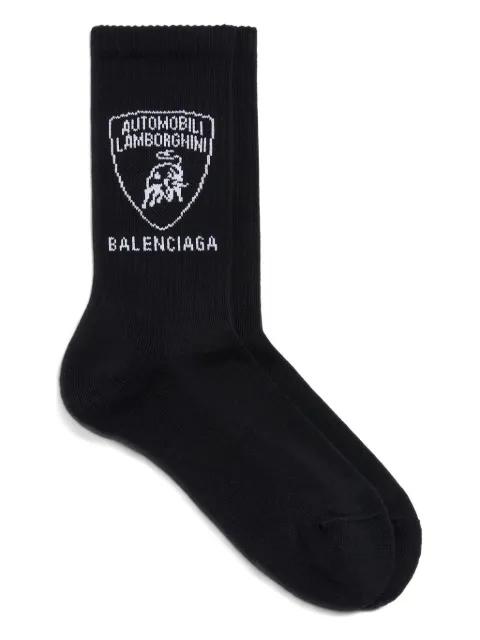 logo-jacquard socks by BALENCIAGA