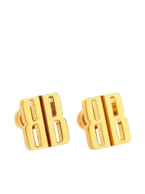 logo-lettering earrings by BALENCIAGA