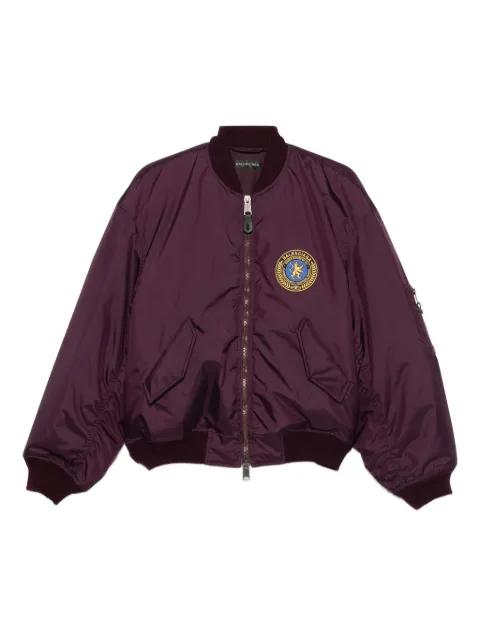 logo-patch bomber jacket by BALENCIAGA