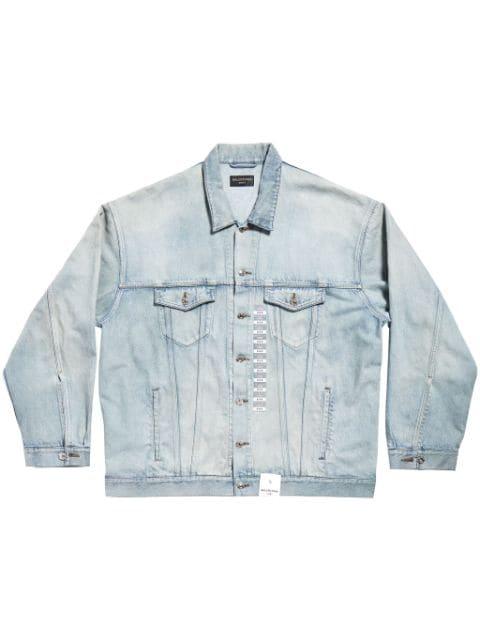 logo-patch jacket by BALENCIAGA