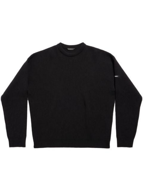 logo-patch sweater by BALENCIAGA