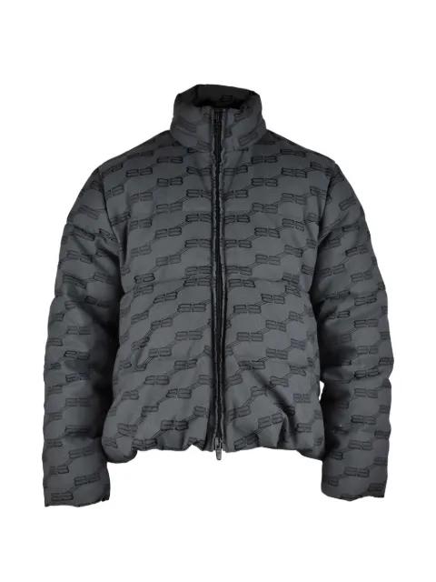 logo-pattern padded jacket by BALENCIAGA