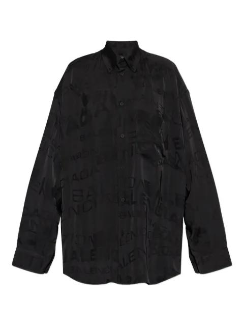 logo-pattern shirt by BALENCIAGA