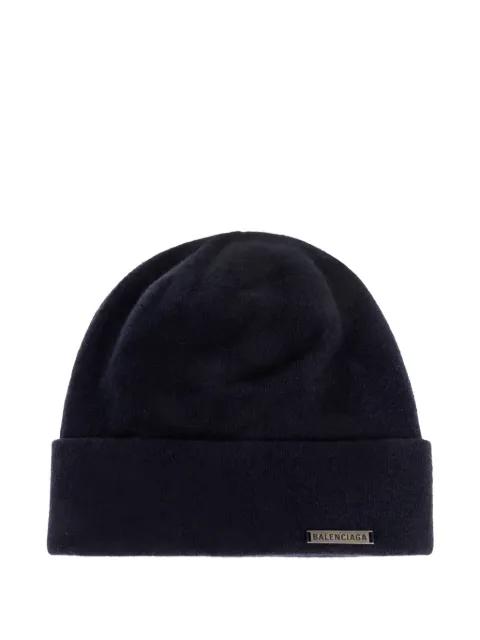 logo-plaque beanie by BALENCIAGA