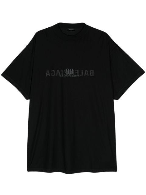 logo-print cotton T-shirt by BALENCIAGA