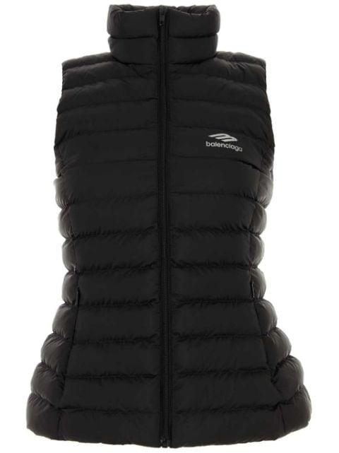 logo-print gilet by BALENCIAGA